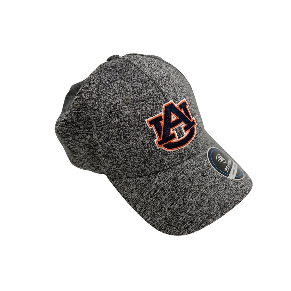 Top of the World Auburn Tigers Baseball Cap OSFM Heathered Gray NCAA Strapback